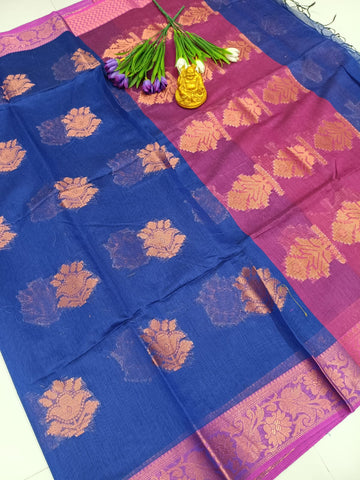 Elegant Fancy Silk Cotton Saree