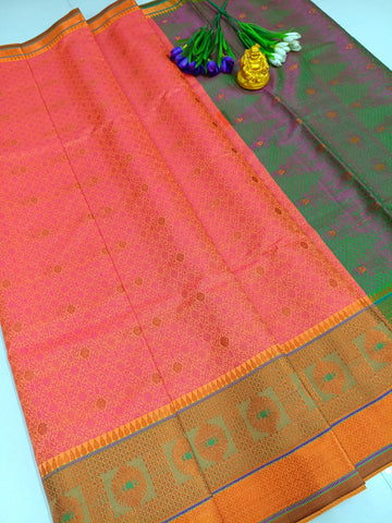Pink – Fancy Silk Saree