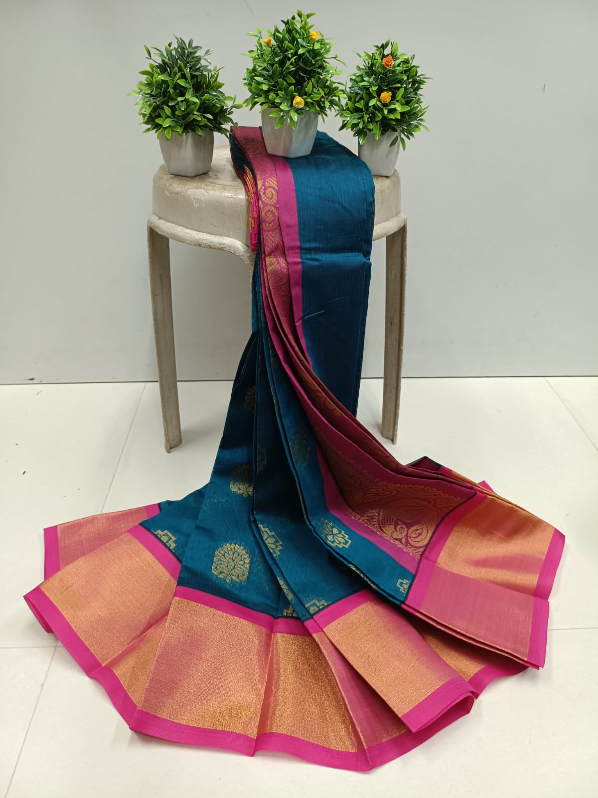Elegant Fancy Silk Cotton Saree
