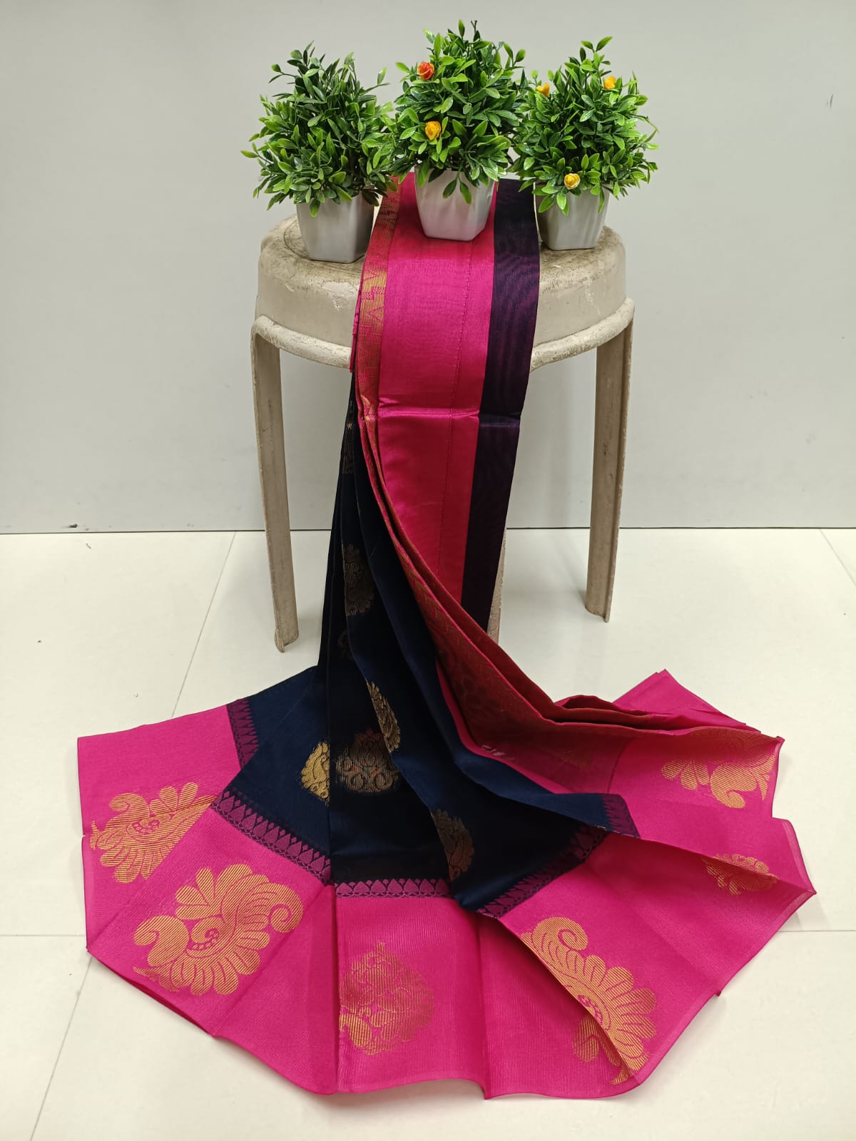 Elegant Fancy Silk Cotton Saree