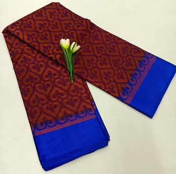 Royal Maroon Fancy Silk Saree