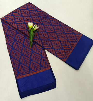 Classic Blue Fancy Silk Saree