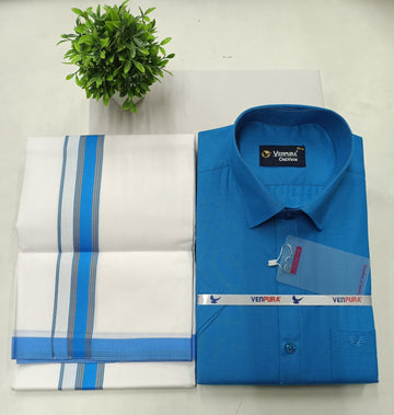 Classic Cotton Dhoti Set