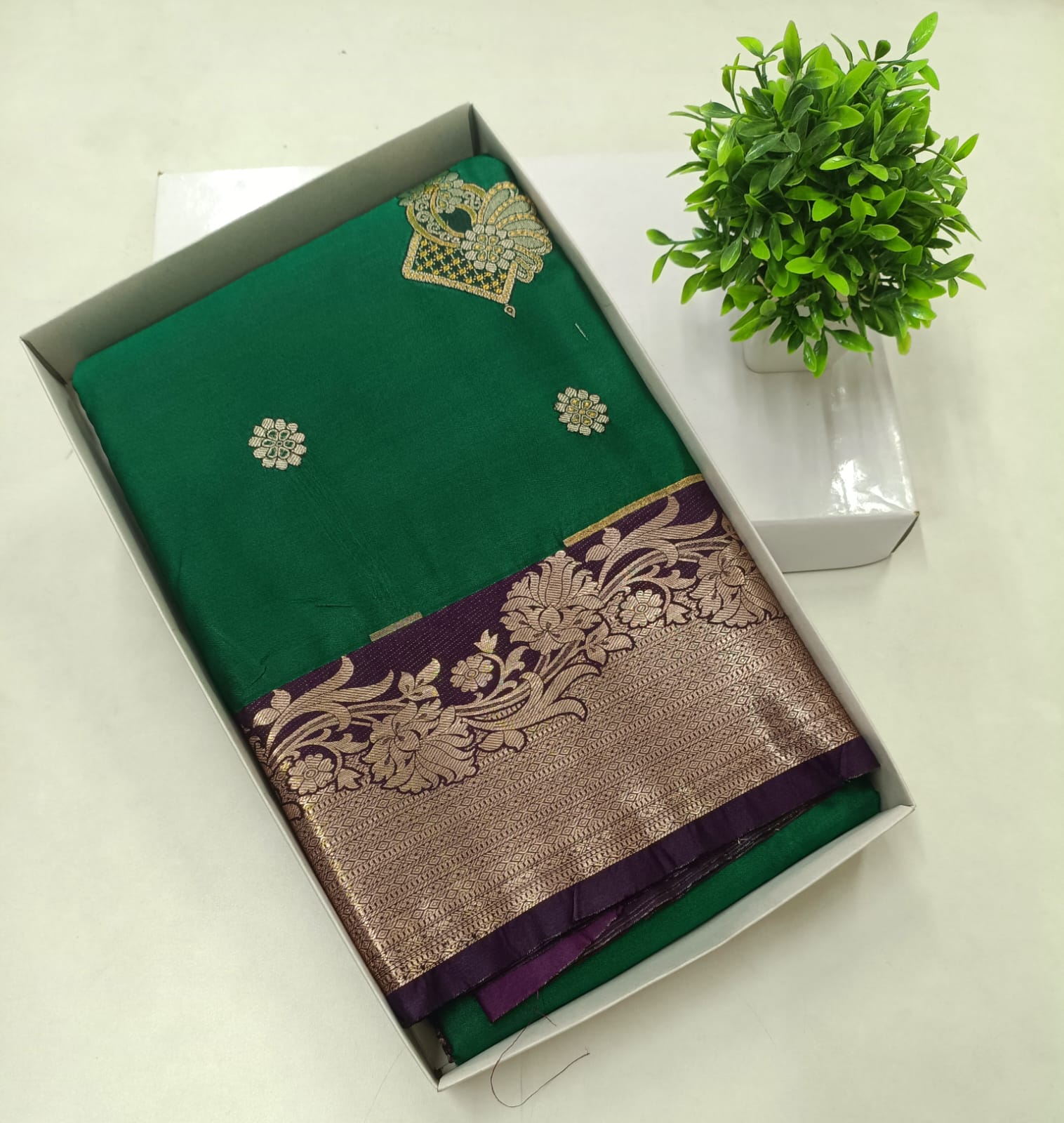 Royal luxury Kanjivaram Soft Silk Saree