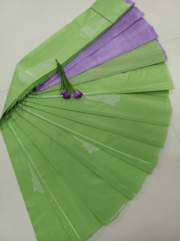 Jemmi Gold – Sneha Green Soft Silk Saree