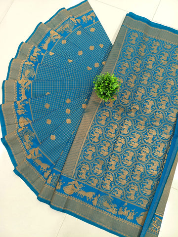 Pallakku Zari Soft Silk Saree