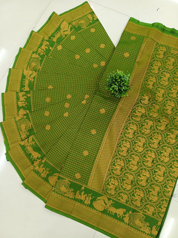 Pallakku Zari Soft Silk Saree