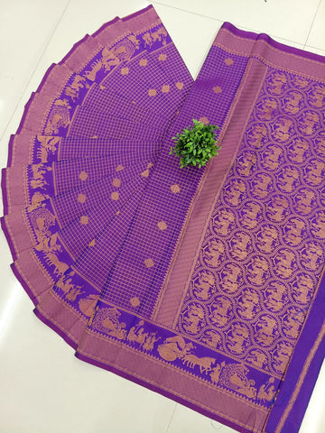 Pallakku Zari Soft Silk Saree