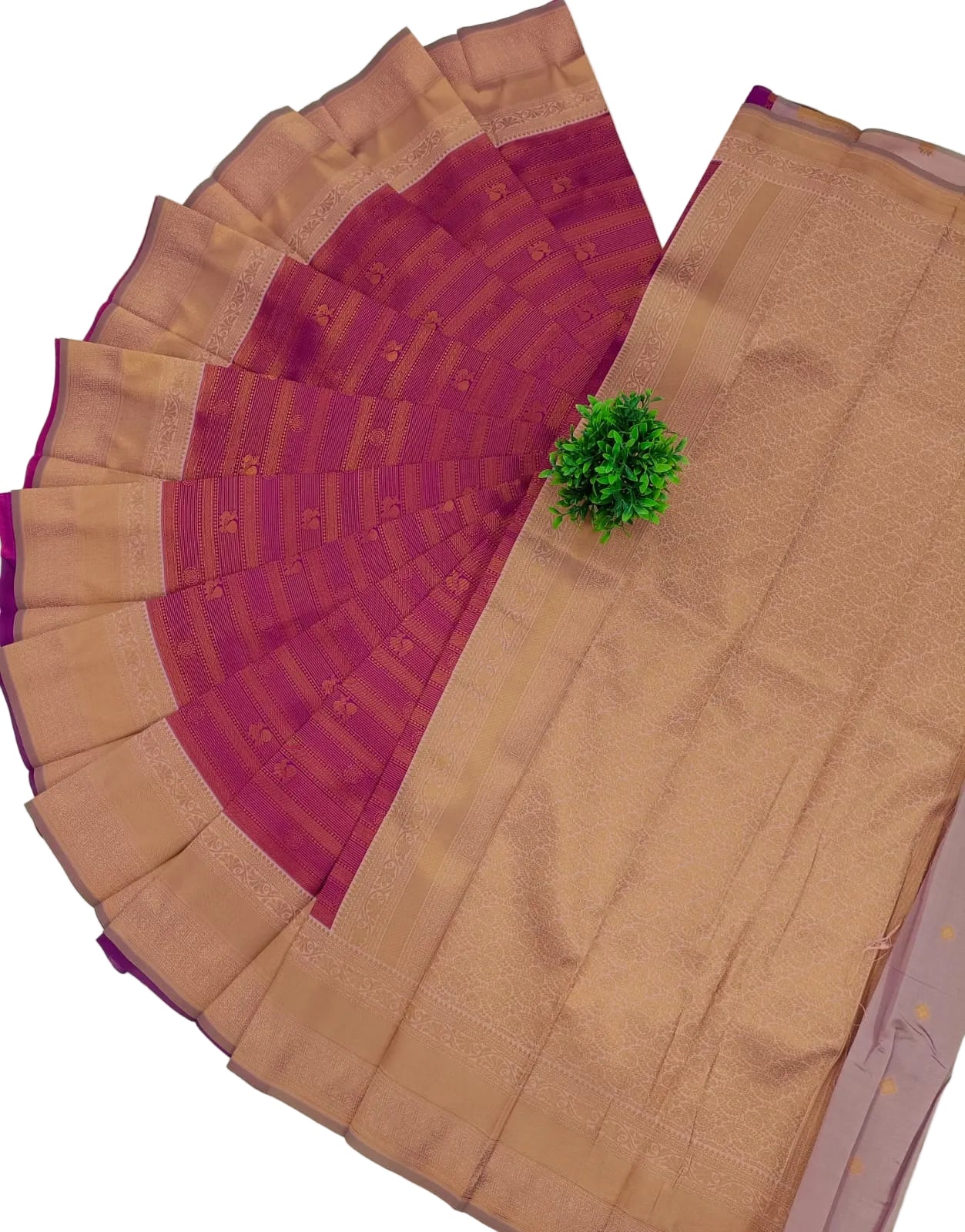 SAMRUTHI Soft Silk Saree – Purple