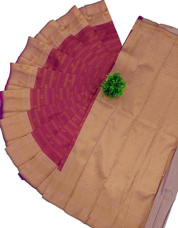 SAMRUTHI Soft Silk Saree – Purple