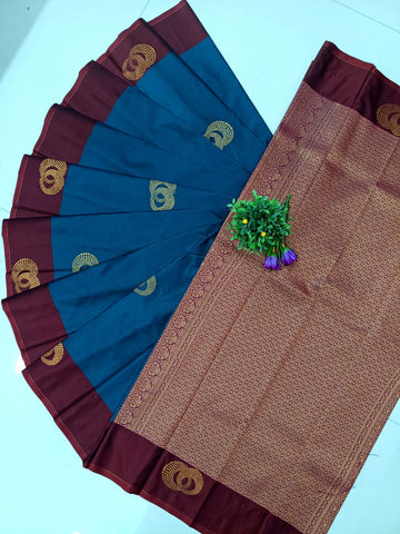Royal Kanjeevaram Soft Silk Saree