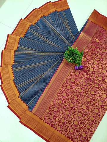 Royal Kanjeevaram Soft Silk Saree