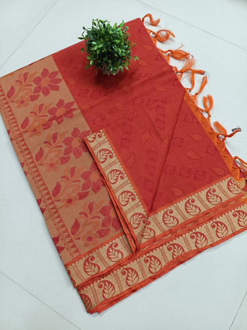 Premium Pure Cotton Saree
