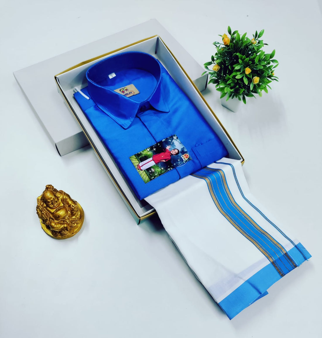 Boys Silk Dhoti Set – Welgrow Half Hand