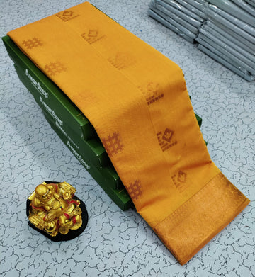 Golden Aura – Silk Cotton Saree