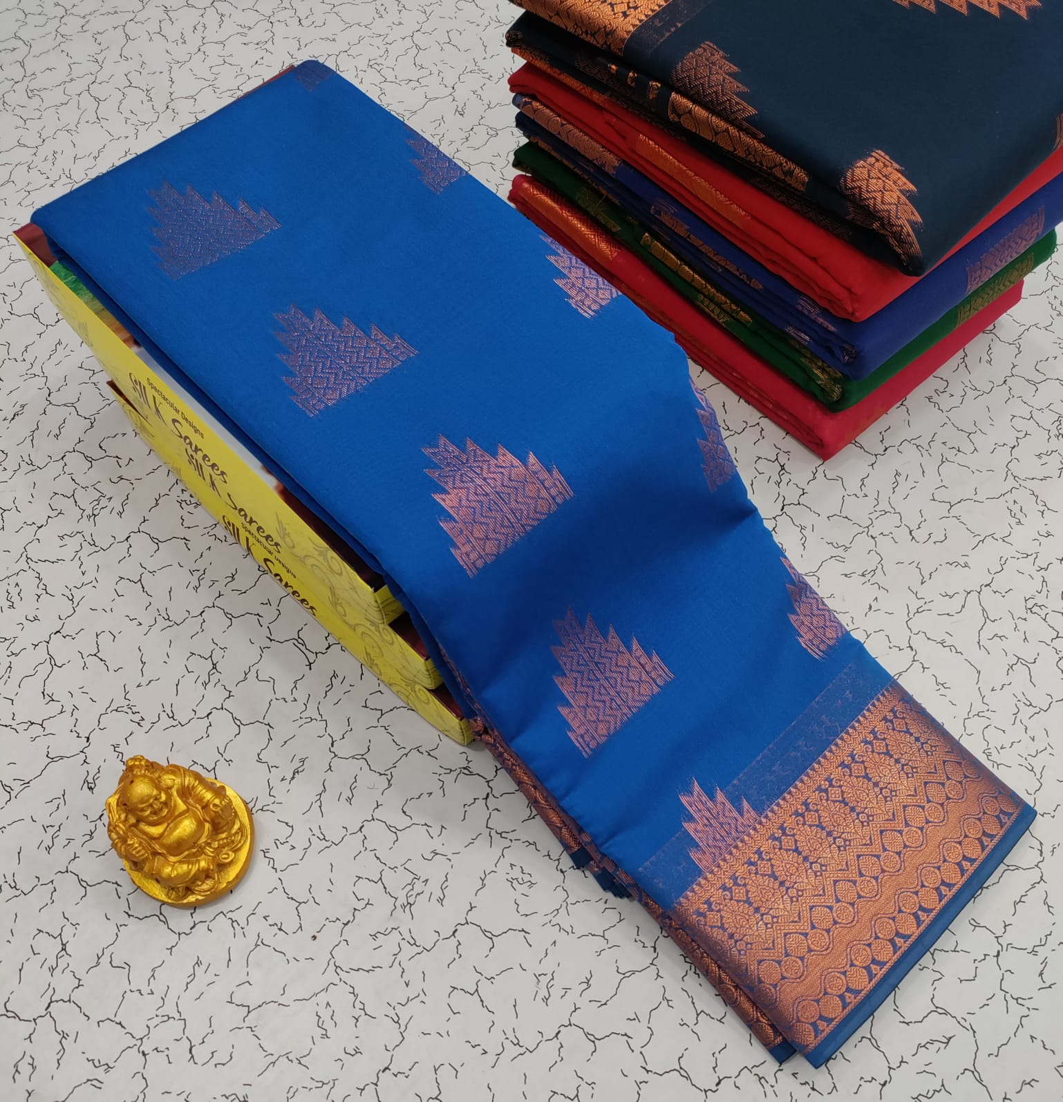 Dark Ananda Silk Cotton Saree