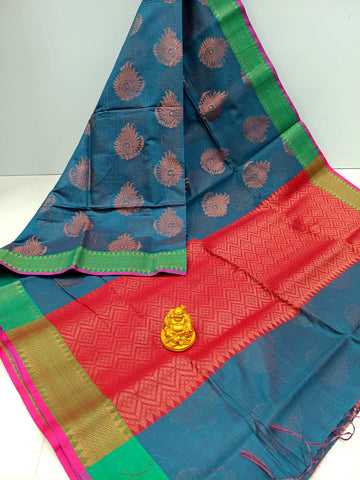 Chanderi Silk Cotton Saree