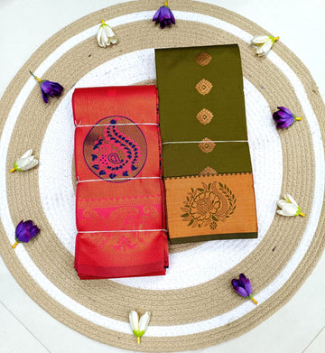 Rashmika Soft Silk Saree Combo Offer