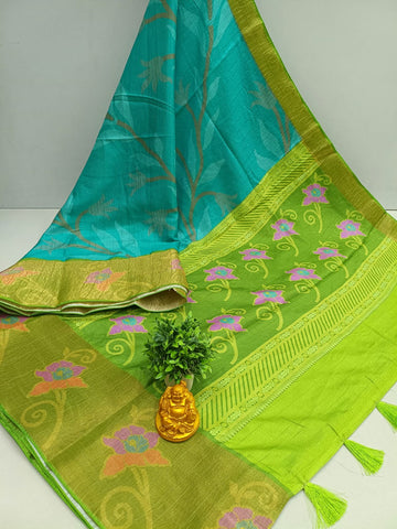 Lilly Crushed Silk Saree