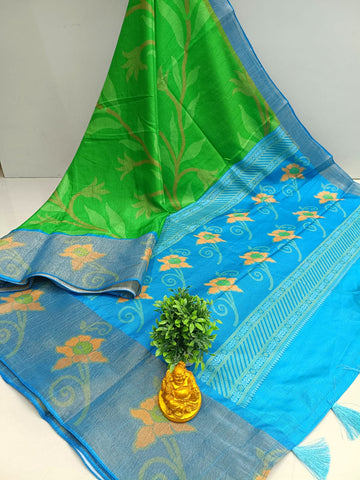 Lilly Crushed Silk Saree