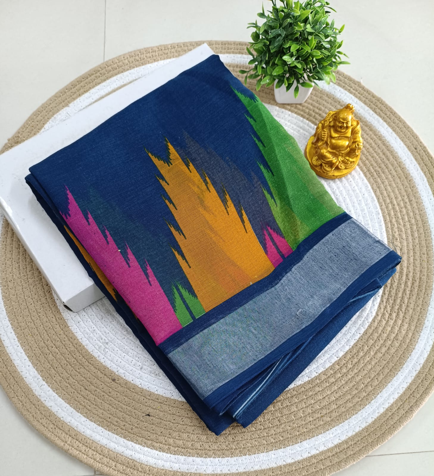 Premium Linen Cotton Saree