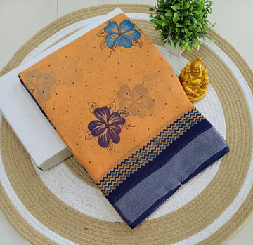 Premium Linen Cotton Saree