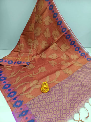 Premium First Quality Silkworms Soft Cotton Saree