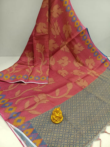 Premium First Quality Silkworms Soft Cotton Saree