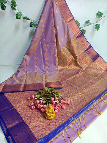 Emerald Grace Kanjivaram Soft Silk Saree