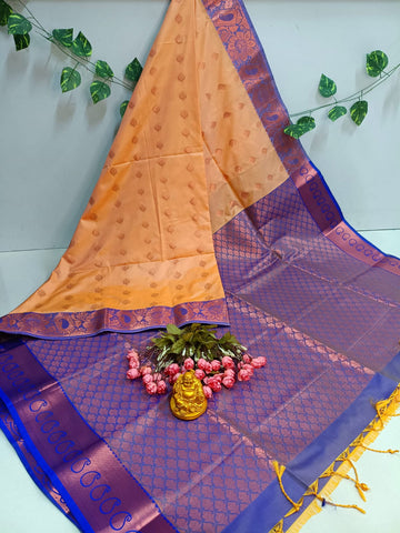 Emerald Grace Kanjivaram Soft Silk Saree