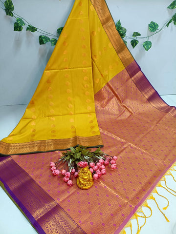Emerald Grace Kanjivaram Soft Silk Saree