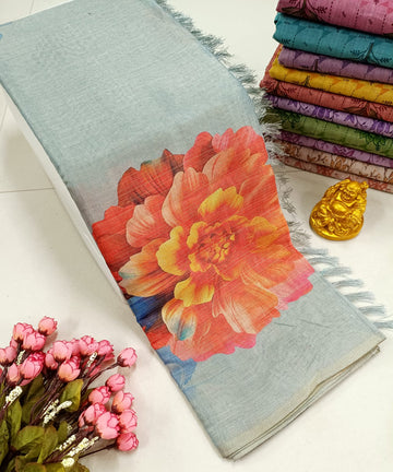 Premium Soft Floral Designer Saree