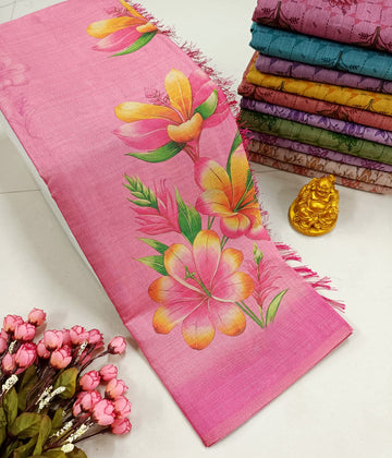 Premium Soft Floral Designer Saree