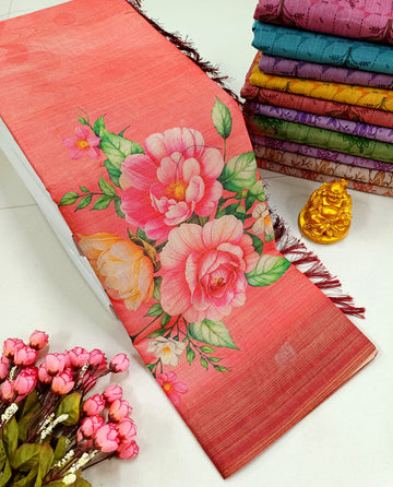 Premium Soft Floral Designer Saree