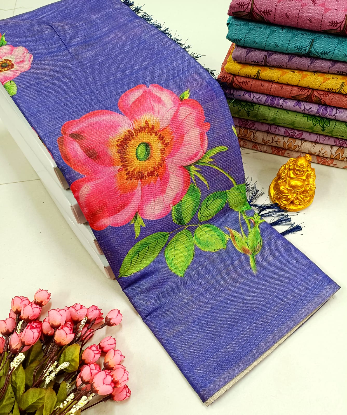 Premium Soft Floral Designer Saree