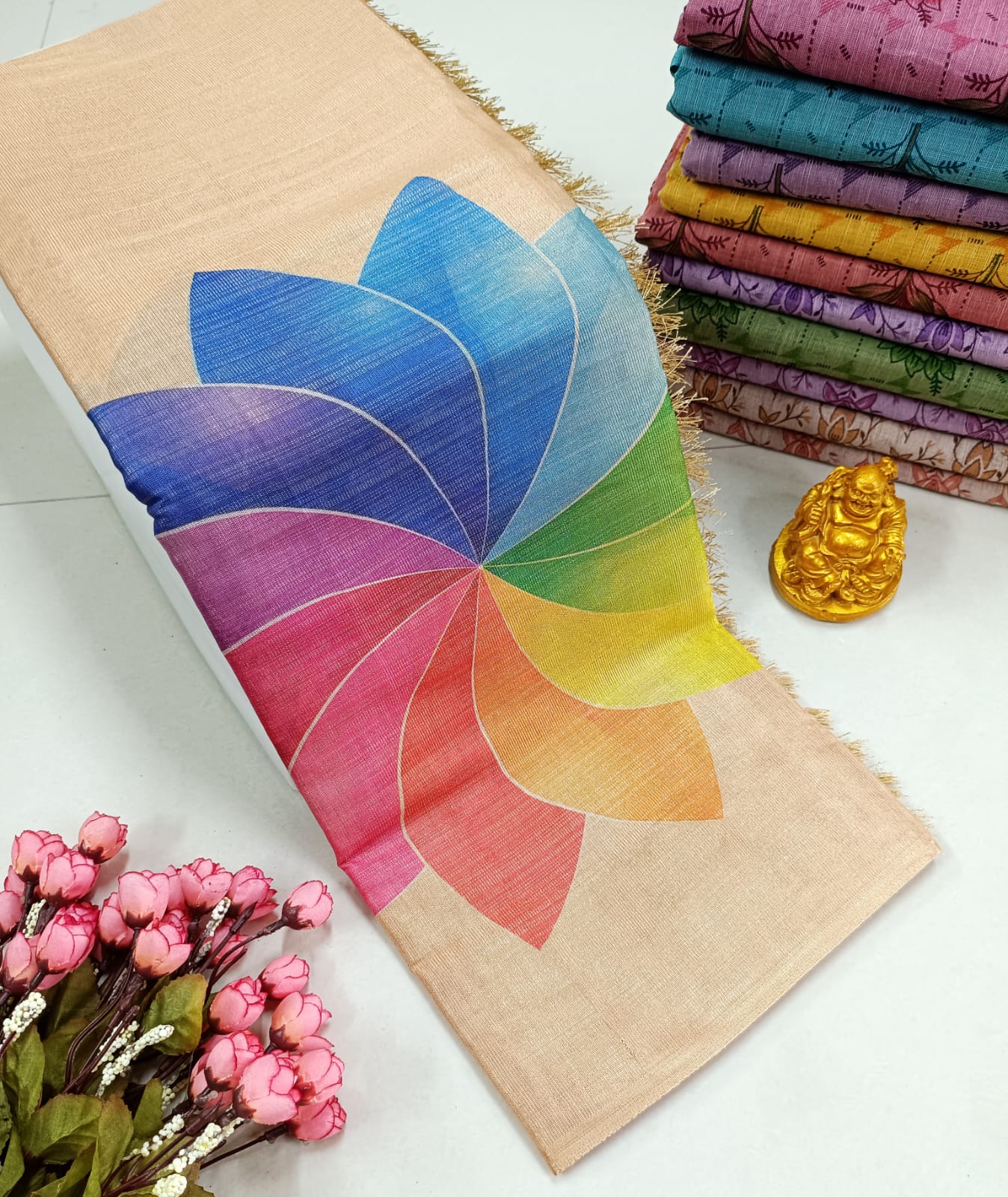 Premium Soft Floral Designer Saree