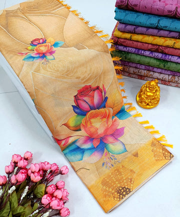 Premium Soft Floral Designer Saree
