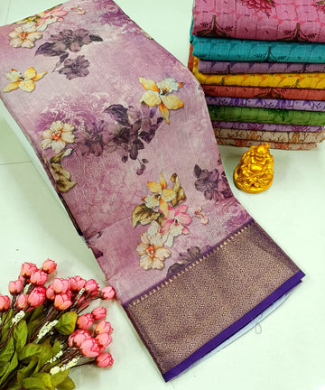 Premium Soft Floral Designer Saree