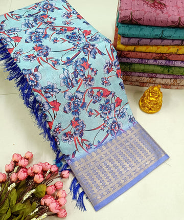 Premium Soft Floral Designer Saree