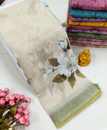Premium Soft Floral Designer Saree