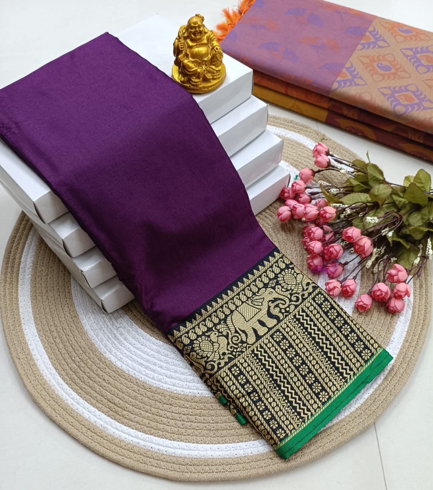 Narayanpet Mercerised Cotton Saree