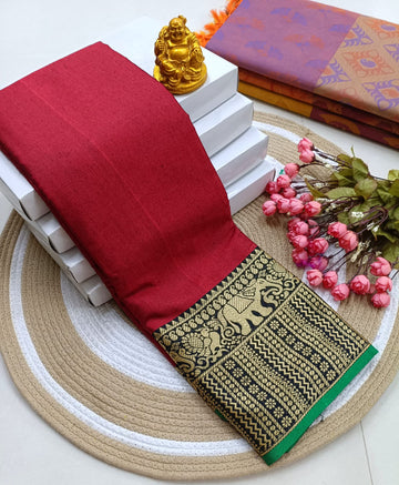 Narayanpet Mercerised Cotton Saree