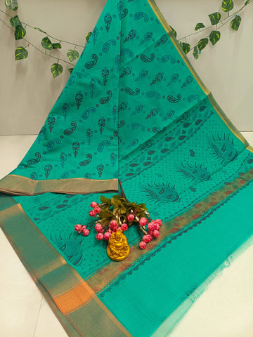 Printed Cotton Saree