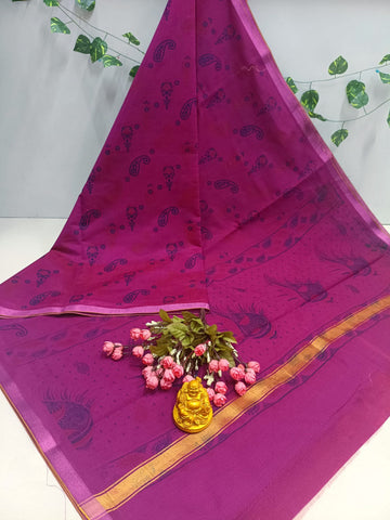 Printed Cotton Saree