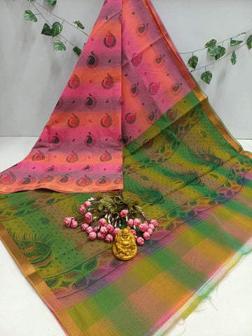 Printed Cotton Saree