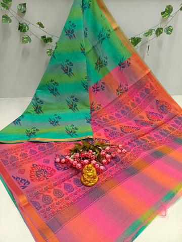 Printed Cotton Saree