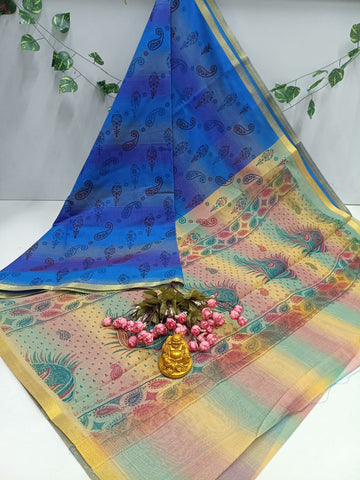 Printed Cotton Saree