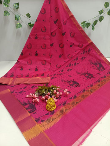 Printed Cotton Saree