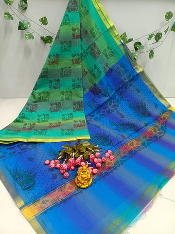 Printed Cotton Saree