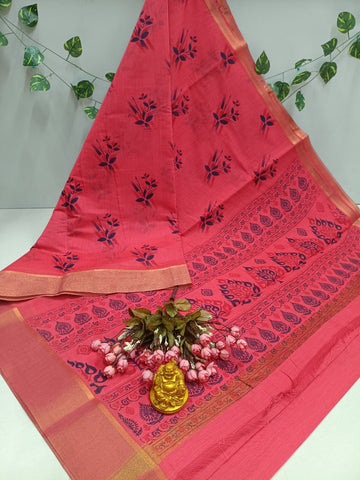 Printed Cotton Saree